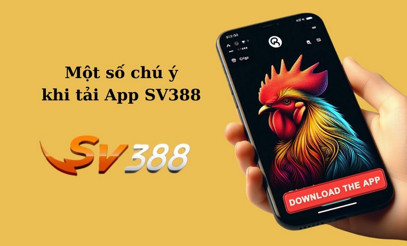 Chú ý quan trọng phải nắm khi tải app Sv388